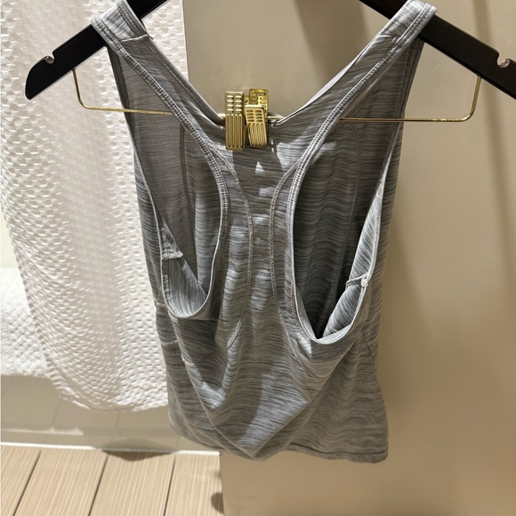 Grey Racer Back Reebok Tank - Picture 3 of 3